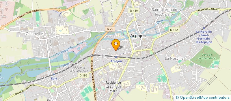 localisation de l'entreprise MADAME ARMELLE BOUSSARD à ARPAJON