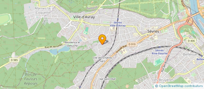 localisation de l'entreprise MADAME ARMELLE BOUTEILLER à SEVRES