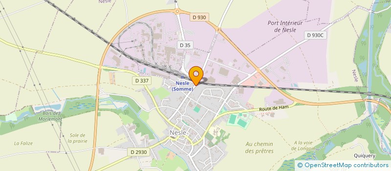 localisation de l'entreprise MADAME ARMELLE BRIC  NESLE