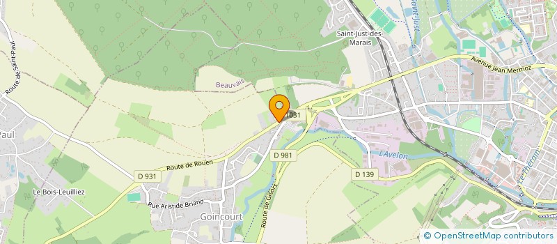 localisation de l'entreprise MADAME ARMELLE BUEE  GOINCOURT