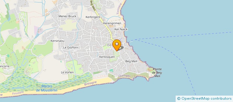 localisation de l'entreprise MADAME ARMELLE BURGUN à QUIMPER