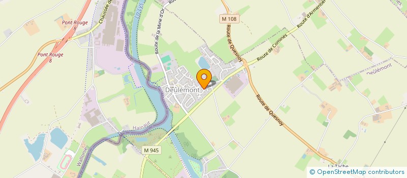 localisation de l'entreprise MADAME ARMELLE CARPENTIER  DEULEMONT