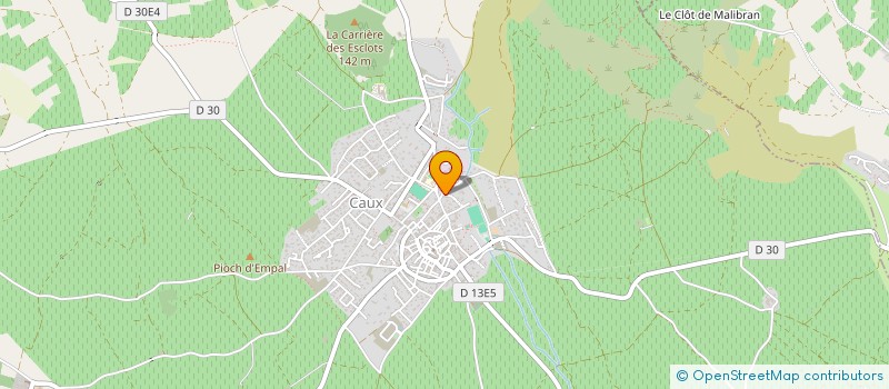 localisation de l'entreprise MADAME ARMELLE CAVAILLES  CAUX