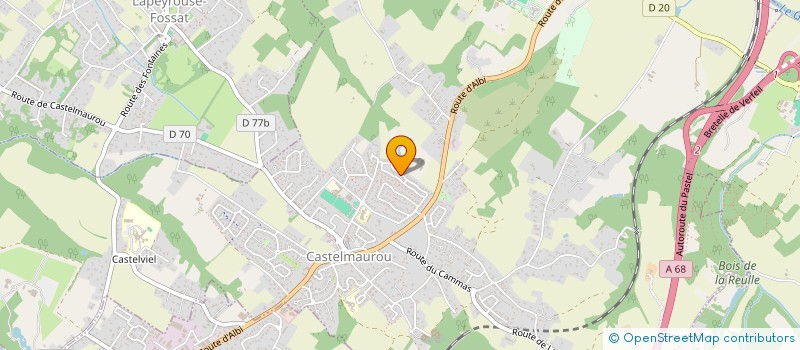 localisation de l'entreprise MADAME ARMELLE CHAARI  CASTELMAUROU