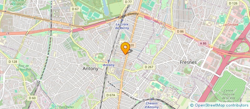 localisation de l'entreprise MADAME ARMELLE CHARPENTIER  VERRIERES-LE-BUISSON