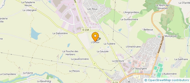 localisation de l'entreprise MADAME ARMELLE CHARRIER à LES HERBIERS
