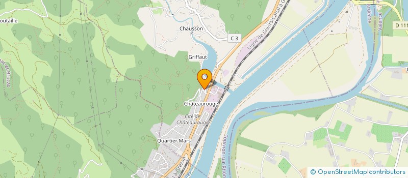 localisation de l'entreprise MADAME ARMELLE CHIARI à LA-VOULTE-SUR-RHONE