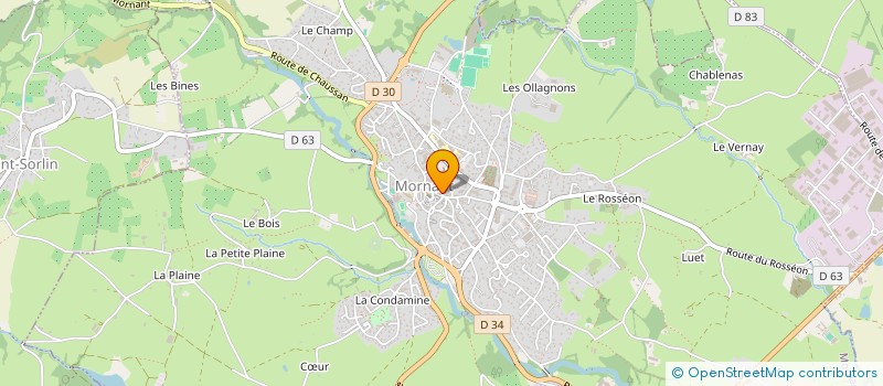 localisation de l'entreprise MADAME ARMELLE CIONE à MORNANT
