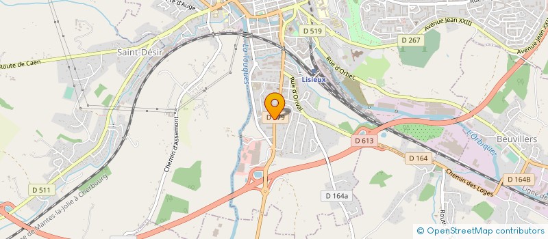 localisation de l'entreprise MADAME ARMELLE COATVAL à LISIEUX