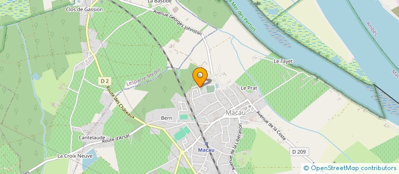 localisation de l'entreprise MADAME ARMELLE CREPEY  MACAU