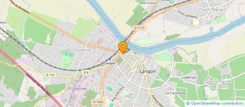localisation de l'entreprise MADAME ARMELLE CUISINIER à LANGON