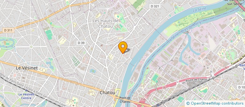 localisation de l'entreprise MADAME ARMELLE DE FERRIERES DE SAUVEBOEUF  CHATOU