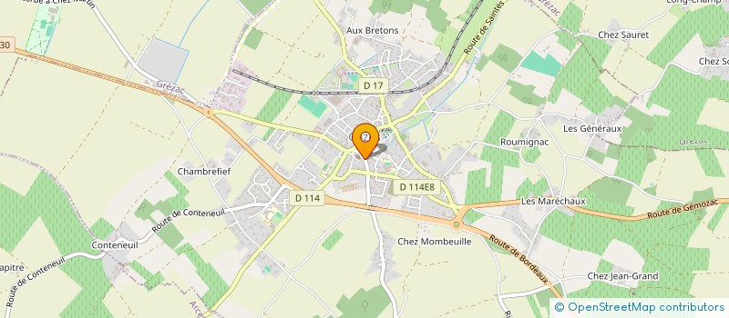 localisation de l'entreprise MADAME ARMELLE DE LACOUR SUSSAC  COZES