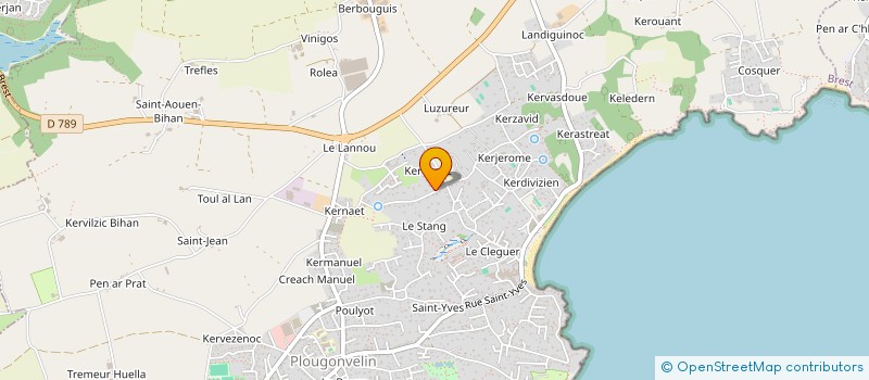 localisation de l'entreprise MADAME ARMELLE DE SARRATEA  PLOUGONVELIN