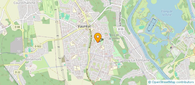 localisation de l'entreprise MADAME ARMELLE DEJARDIN  VAUREAL