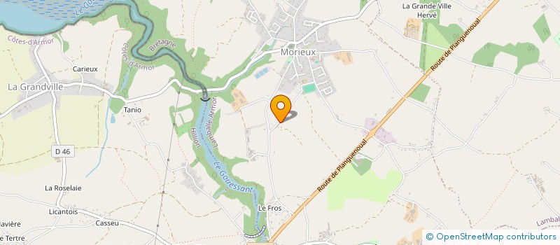 localisation de l'entreprise MADAME ARMELLE DELOMEZ  LAMBALLE-ARMOR