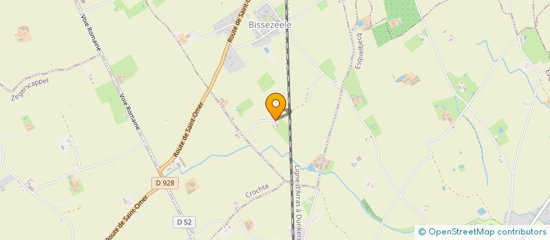 localisation de l'entreprise MADAME ARMELLE DEPAEUW  BISSEZEELE