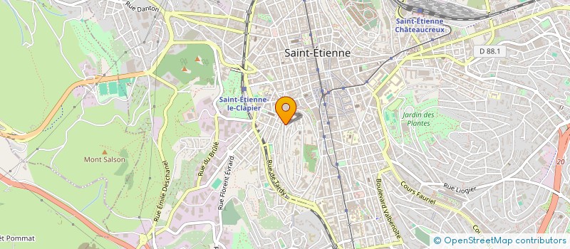 localisation de l'entreprise MADAME ARMELLE DROUIN  SAINT-ETIENNE