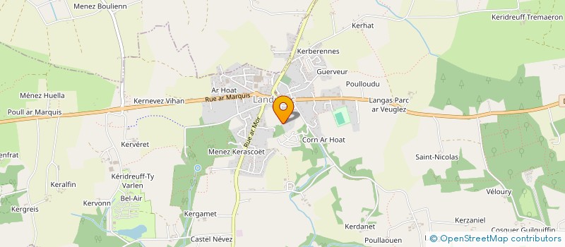 localisation de l'entreprise MADAME ARMELLE DRUGUET  LANDUDEC