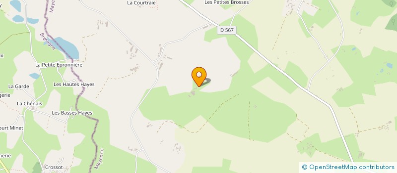 localisation de l'entreprise MADAME ARMELLE DUBOIS  JUVIGNE