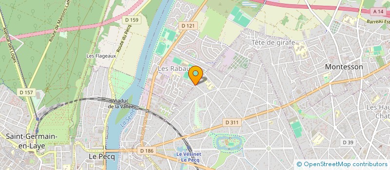 localisation de l'entreprise MADAME ARMELLE DUPEL  MONTESSON