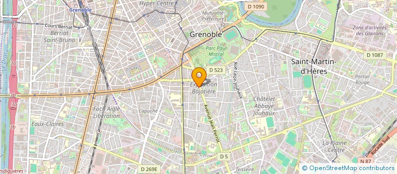 localisation de l'entreprise MADAME ARMELLE DUPEUX à GRENOBLE