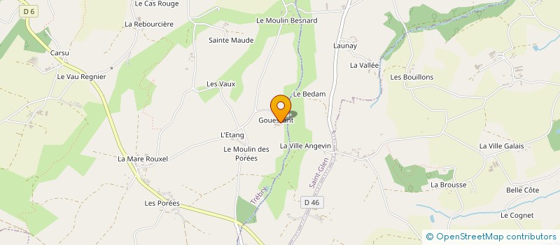 localisation de l'entreprise MADAME ARMELLE DUPONT  TREBRY