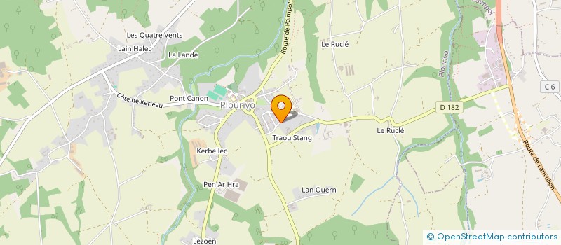 localisation de l'entreprise MADAME ARMELLE DUPONT à PLOURIVO