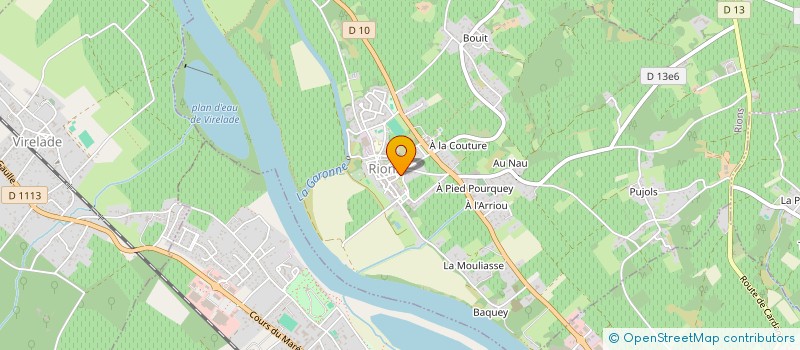 localisation de l'entreprise MADAME ARMELLE DUPRAT  RIONS