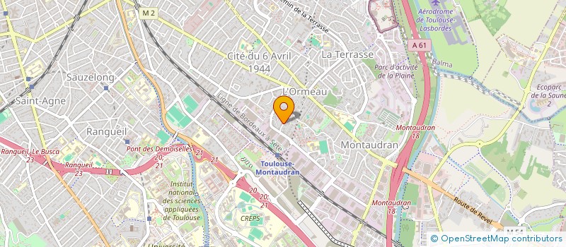 localisation de l'entreprise MADAME ARMELLE DURAND COUPPEL DE SAINT FRONT à TOULOUSE