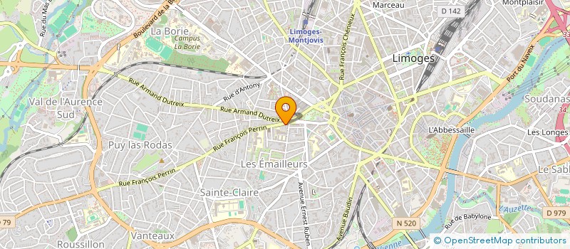 localisation de l'entreprise MADAME ARMELLE EMMENDOERFFER à LIMOGES