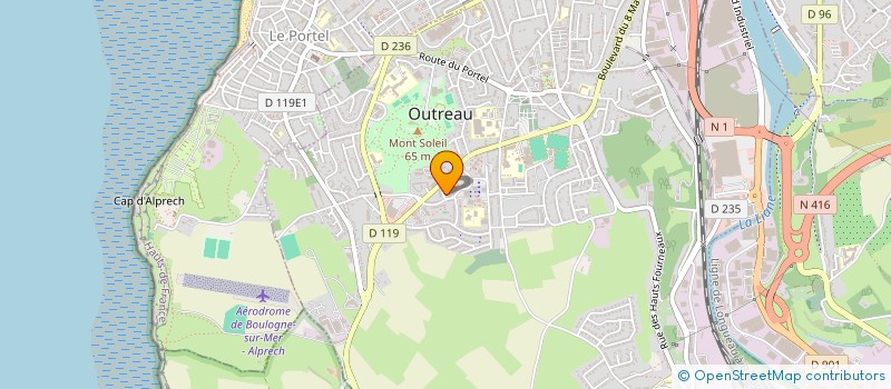 localisation de l'entreprise MADAME ARMELLE FASQUELLE  OUTREAU