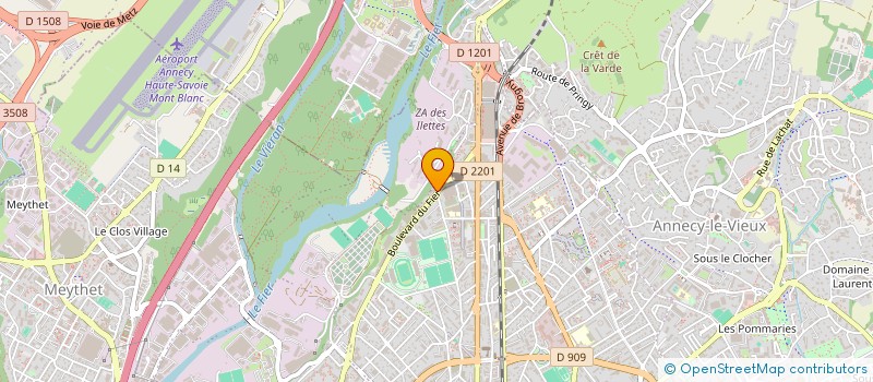 localisation de l'entreprise MADAME ARMELLE FLORENTIN à ANNECY