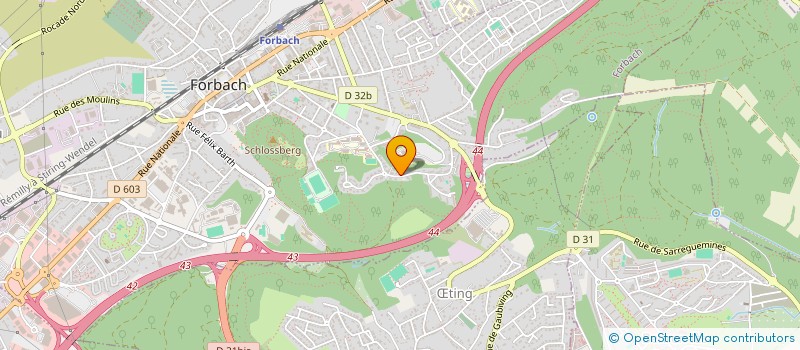 localisation de l'entreprise MADAME ARMELLE FOLLINI  FORBACH