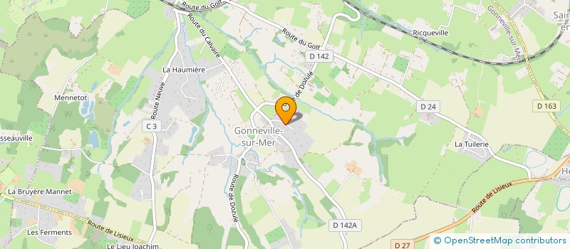 localisation de l'entreprise MADAME ARMELLE FORNY  GONNEVILLE-SUR-MER