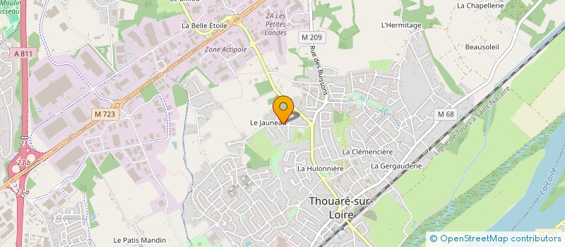 localisation de l'entreprise MADAME ARMELLE FROMONT à THOUARE-SUR-LOIRE