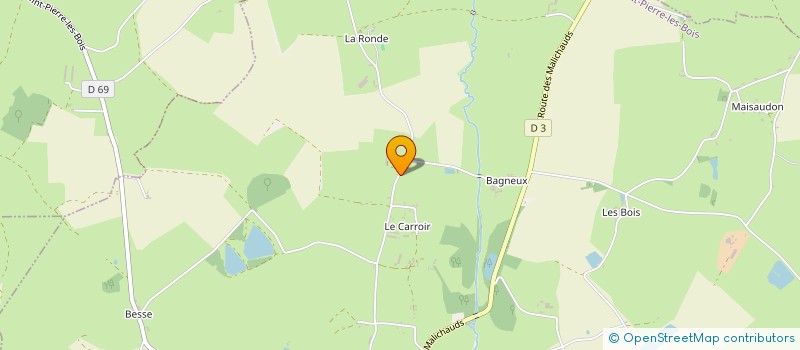 localisation de l'entreprise MADAME ARMELLE GALAIS  SAINT-PIERRE-LES-BOIS