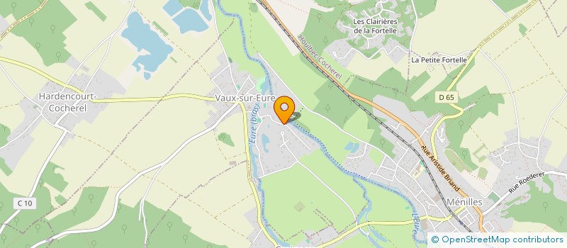 localisation de l'entreprise MADAME ARMELLE GASTINNE  VAUX-SUR-EURE