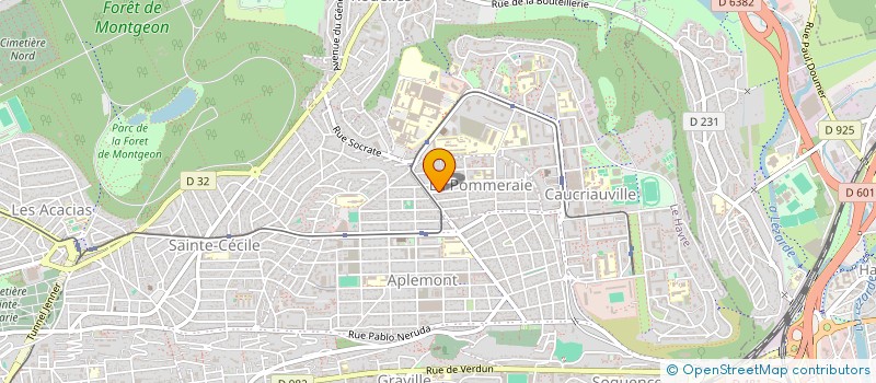 localisation de l'entreprise MADAME ARMELLE GEORGES  LE HAVRE