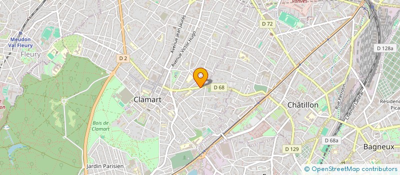 localisation de l'entreprise MADAME ARMELLE GIROUARD à CLAMART