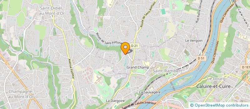 localisation de l'entreprise MADAME ARMELLE GROLEE  SAINT-CYR-AU-MONT-D'OR