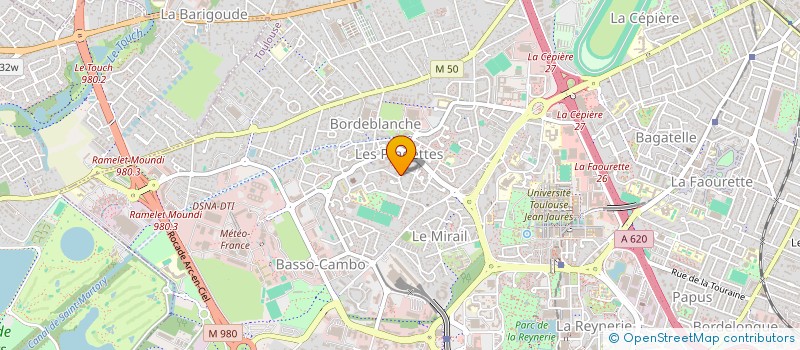 localisation de l'entreprise MADAME ARMELLE GUERIN  TOULOUSE