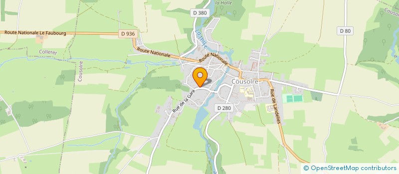 localisation de l'entreprise MADAME ARMELLE GUGLIELMETTI  COUSOLRE