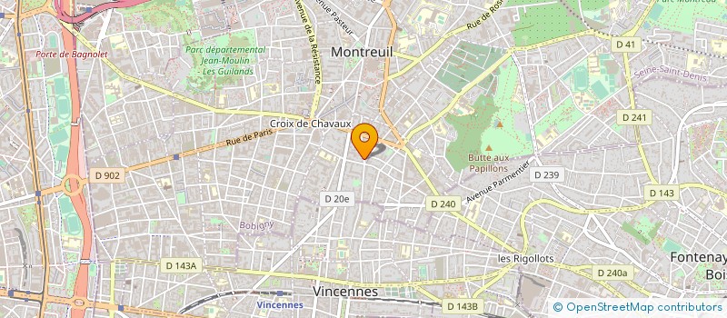 localisation de l'entreprise MADAME ARMELLE GUILLON à MONTREUIL