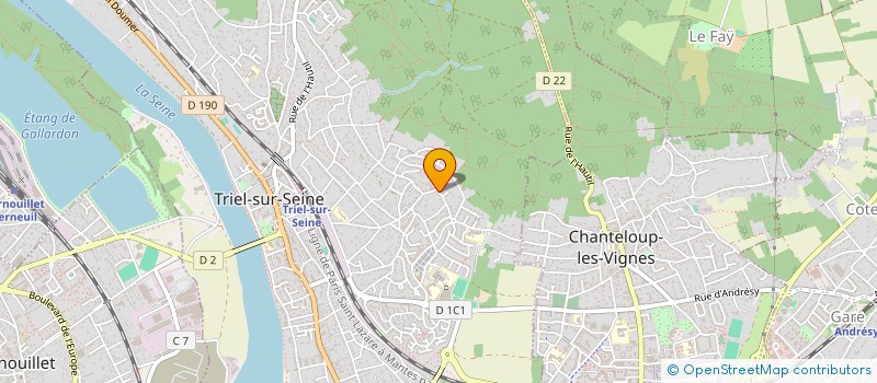 localisation de l'entreprise MADAME ARMELLE GUISQUET  TRIEL-SUR-SEINE