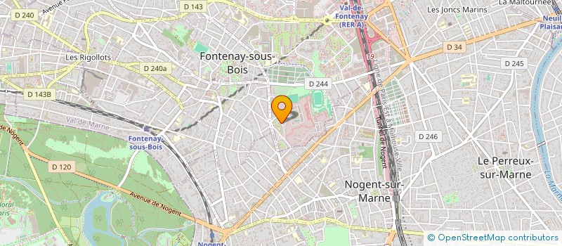 localisation de l'entreprise MADAME ARMELLE HAZARD à FONTENAY-SOUS-BOIS