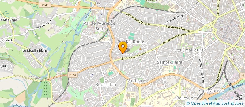 localisation de l'entreprise MADAME ARMELLE HILTENBRAND à LIMOGES