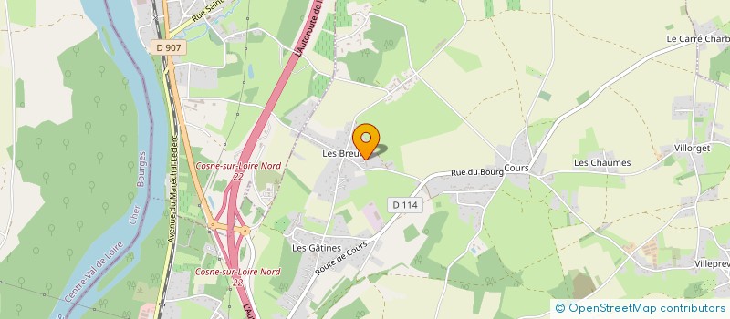 localisation de l'entreprise MADAME ARMELLE HOTTE à COSNE-COURS-SUR-LOIRE
