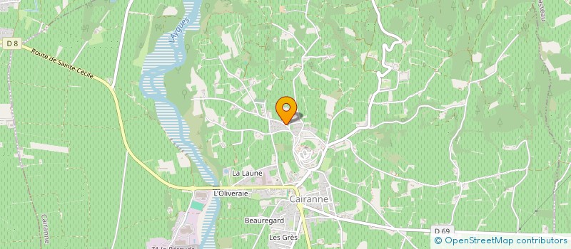 localisation de l'entreprise MADAME ARMELLE JOLY  CAIRANNE