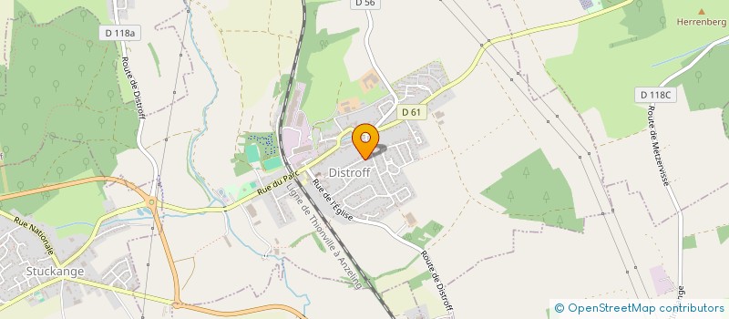 localisation de l'entreprise MADAME ARMELLE JOLY  DISTROFF